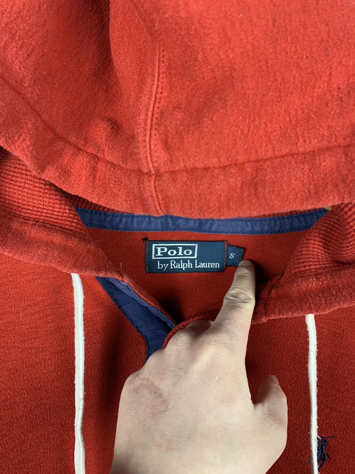 Polo Ralph Lauren Vintage 90’s Polo Ralph Lauren Heavyweight Hoodie Blue Pony Size US S / EU 44-46 / 1 - 5 Thumbnail