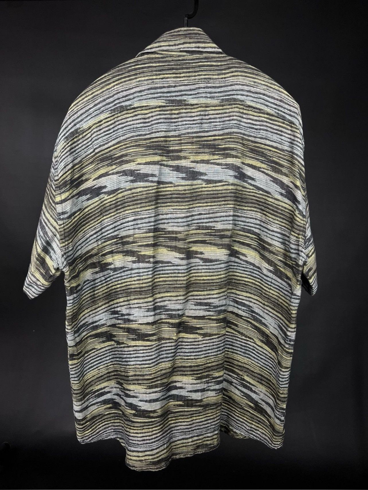 VTG shirt Missoni Gray shade buttons short sleeve