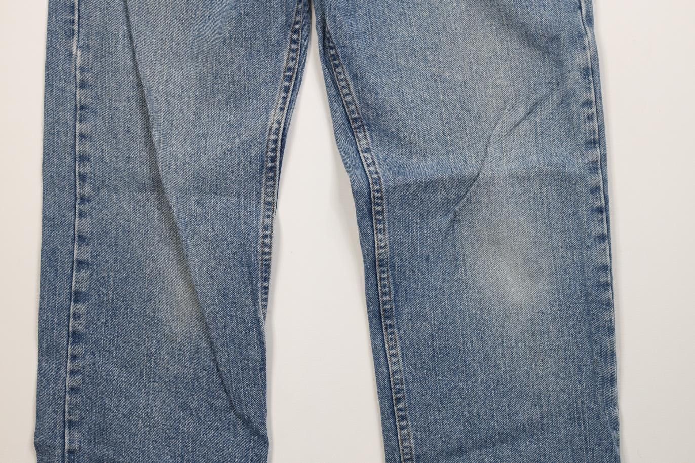 Lee Vintage Y2K Lee Regular Straight Leg Denim Jeans Blue Cotton Size US 33 - 3 Thumbnail