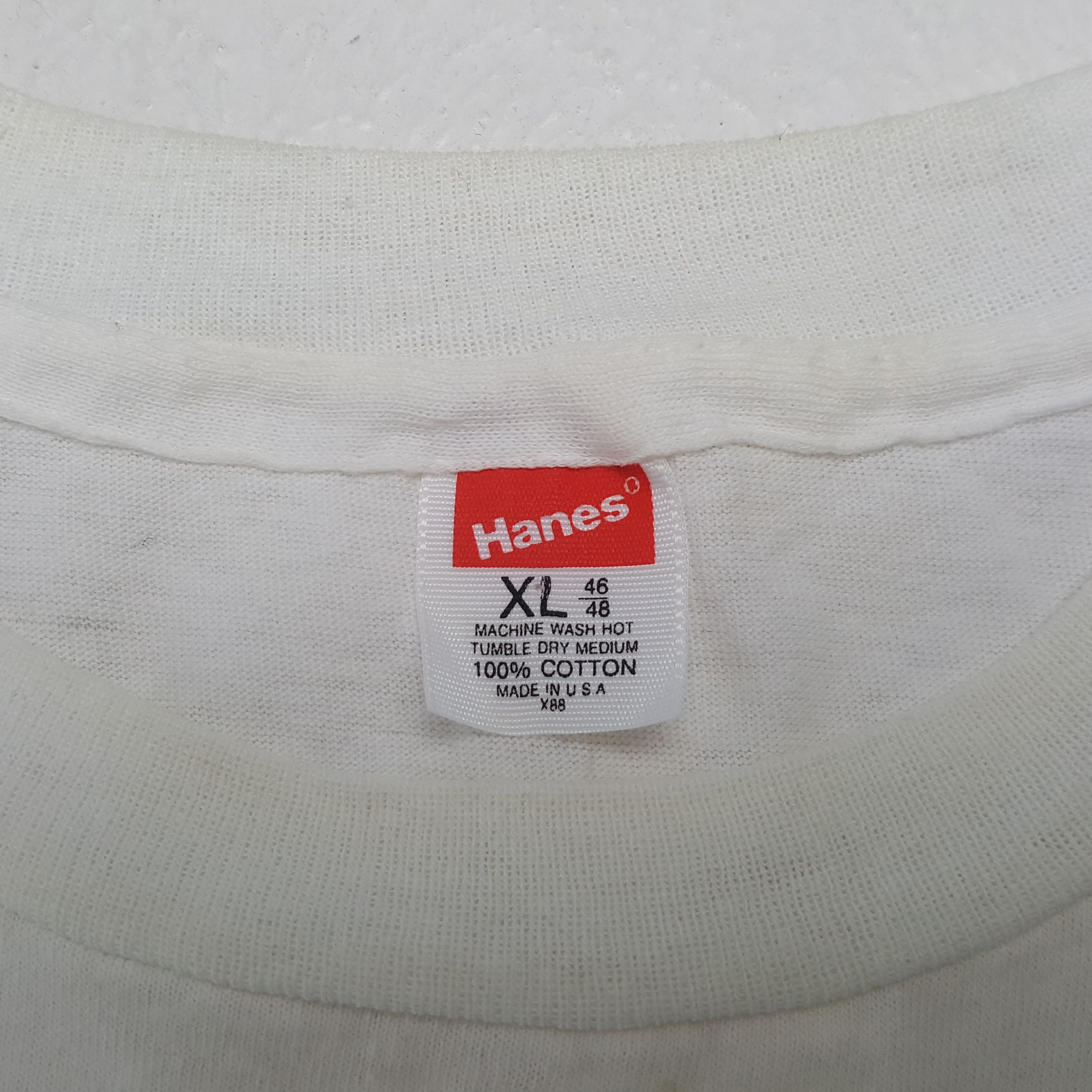 Hanes World Against Drugs Vintage Tshirt RR29 Size US L / EU 52-54 / 3 - 4 Thumbnail