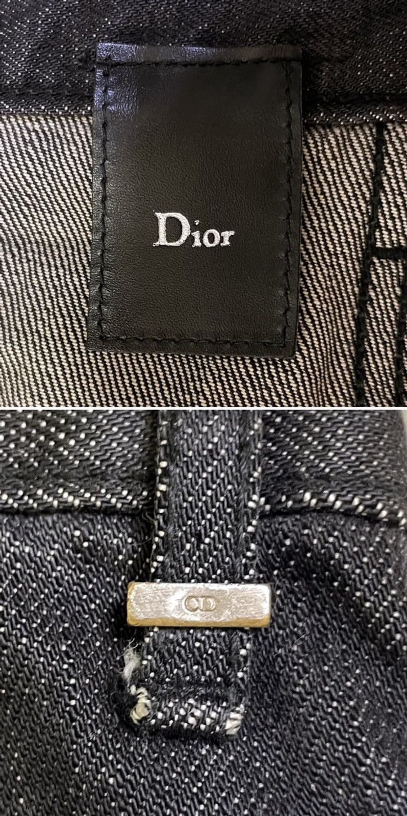 Dior *rare* 03AW DIOR HOMME HEDI SLIMANE BLACK JEAN 19BAS Size US 32 / EU 48 - 4 Thumbnail