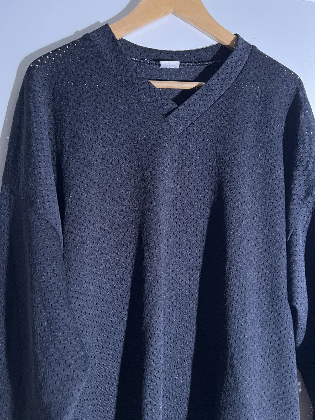 Vintage 90’s 2000’s Y2K VTG Vintage Black Blank Hockey Plain Jersey Size US L / EU 52-54 / 3 - 3 Thumbnail
