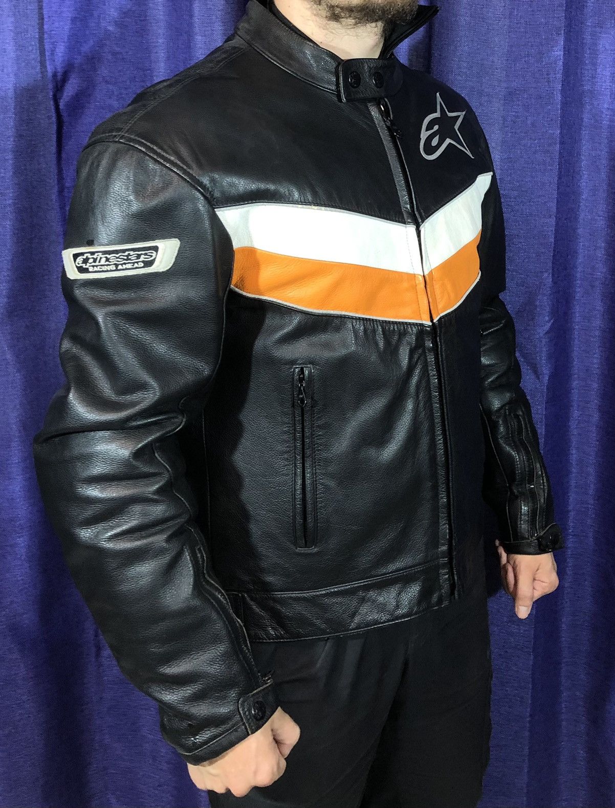 Dainese × Honda × Yamaha Alpinestars Motorcycle Leather Jacket Racing Size US M / EU 48-50 / 2 - 3 Thumbnail