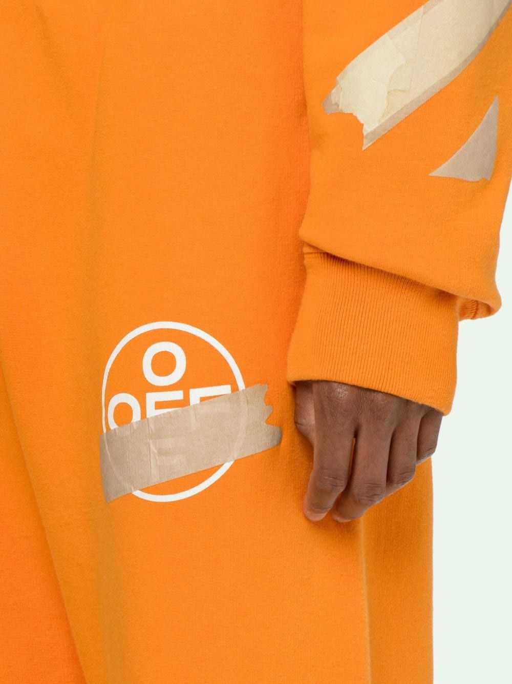 Off-White Orange Tape Diagonals Logo Sweatpants Size US 32 / EU 48 - 4 Thumbnail