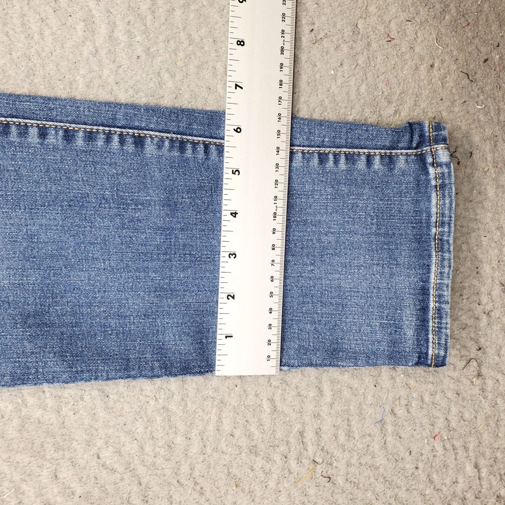 Levi's Levi's Skinny Jeans Women 14 Blue Denim Mid Rise Classic Fit 5-Pocket Denim Jeans Women's Size 14 Blue Size 36" / US 14 / IT 50 - 5 Thumbnail
