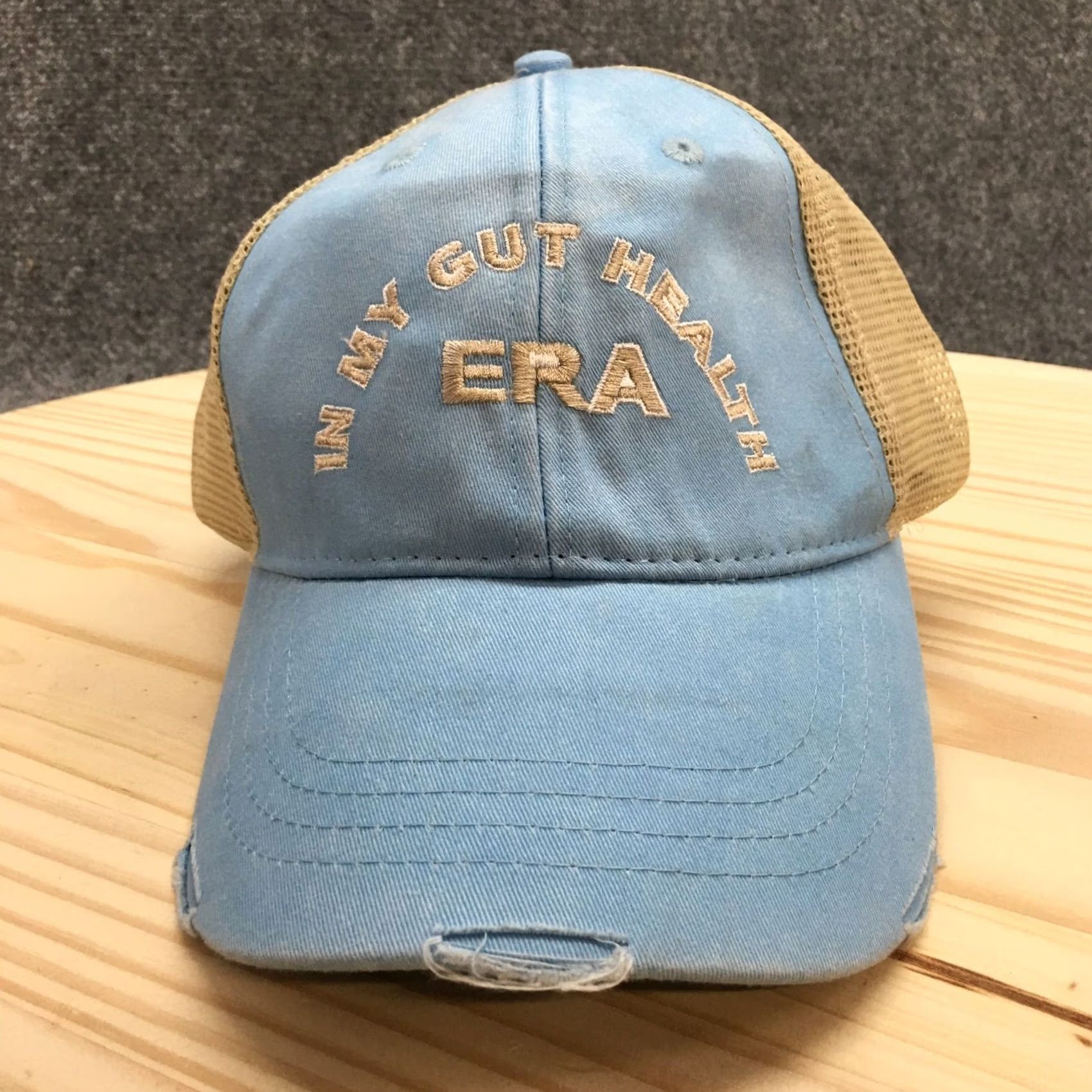 Vintage Adams Trucker Hat Beige OS Adjustable Embroidered Logo NWT Size ONE SIZE - 2 Thumbnail