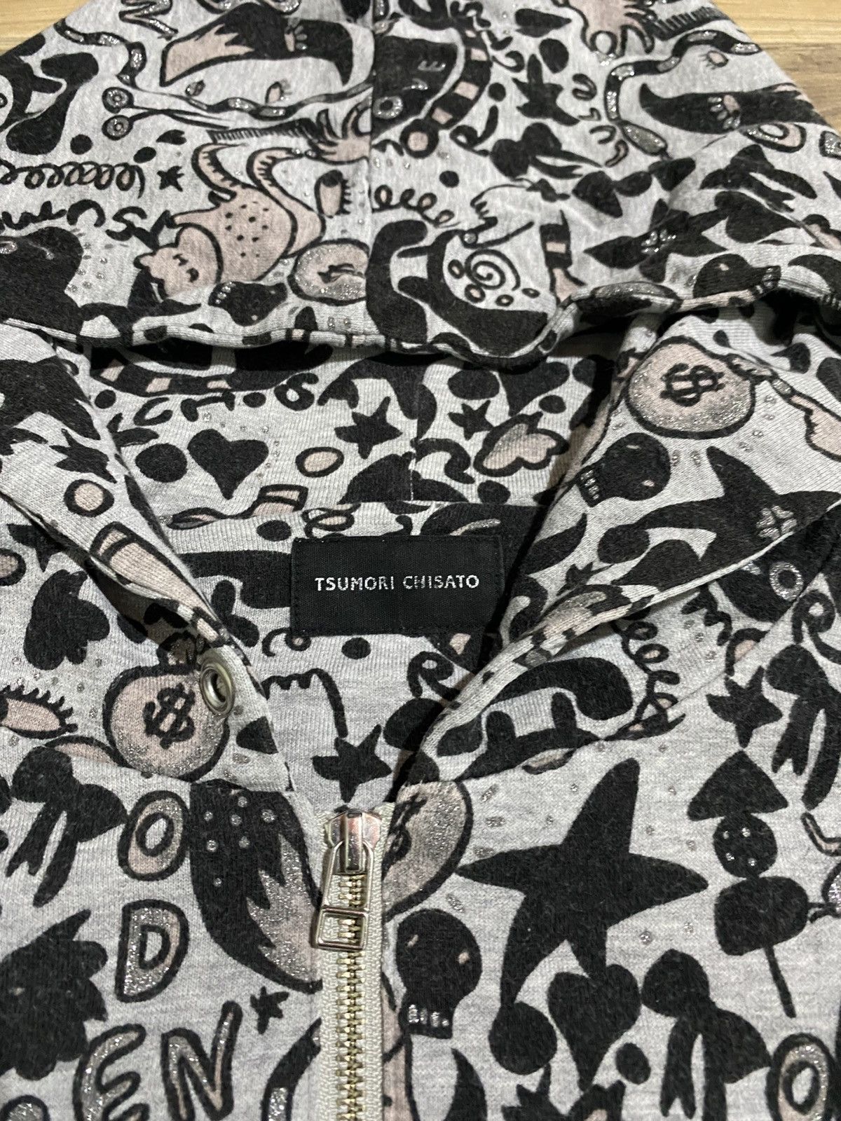 Tsumori Chisato TSUMORI CHISATO ZIPPER HOODIES Size US S / EU 44-46 / 1 - 4 Thumbnail