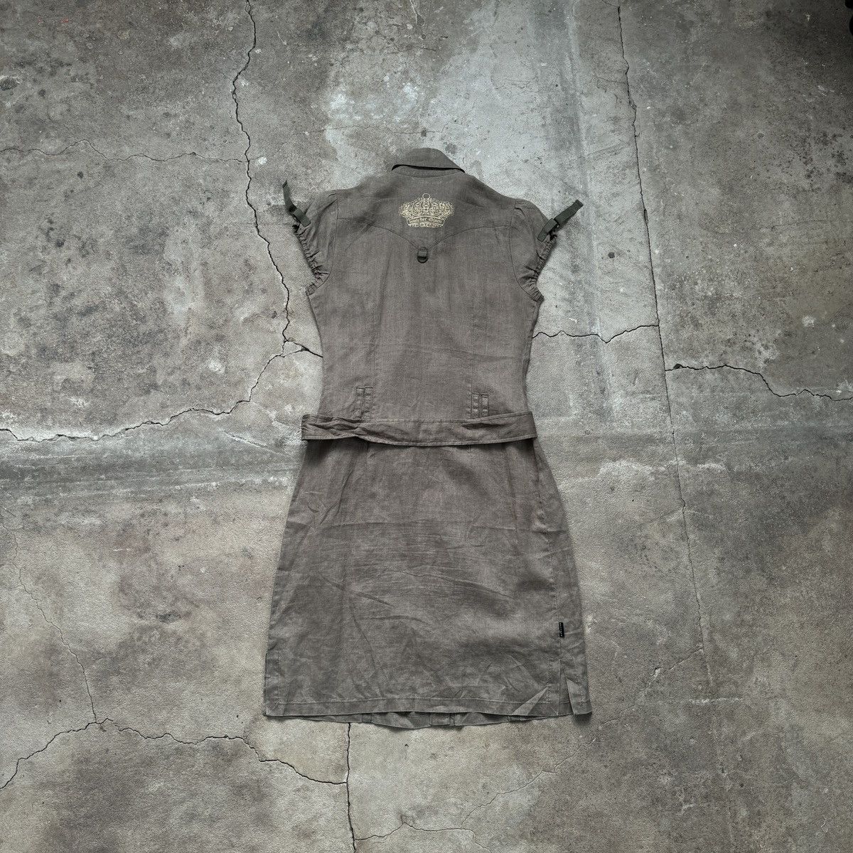 Japanese Brand Watcher Linen Maxi Bondage Dress Size M / US 6-8 / IT 42-44 - 2 Thumbnail