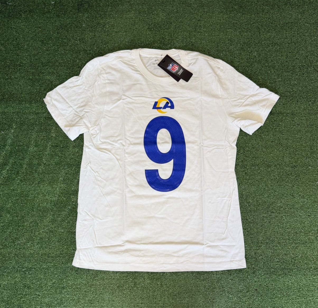 Nike Nike Los Angeles Rams Shirt Mens Large White Tee #9 Matthew Size US L / EU 52-54 / 3 - 1 Thumbnail