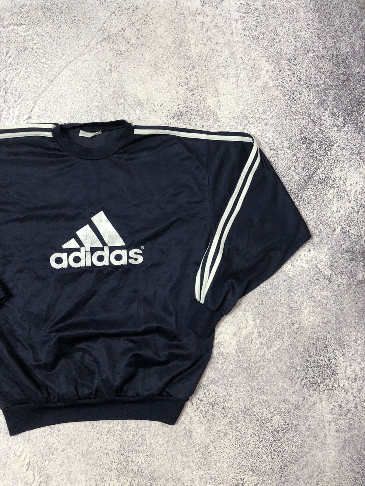 Adidas × Vintage Men’s sweater adidas big logo Adidas usa casual y2k Size US L / EU 52-54 / 3 - 2 Thumbnail