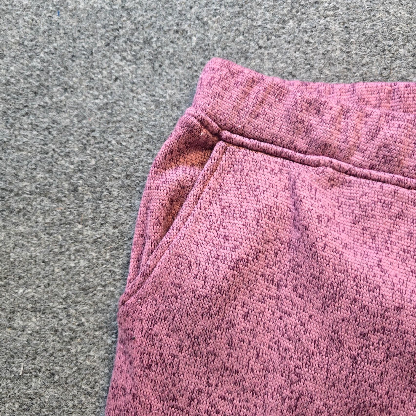 Vintage LL Bean Pants Womens Medium Pink Sweater Fleece Joggers Pull On Casual Lounge Loungewear Tapered Inseam 28 in Regular Fit Solid Pink Womens Size M / US 6-8 / IT 42-44 - 3 Thumbnail