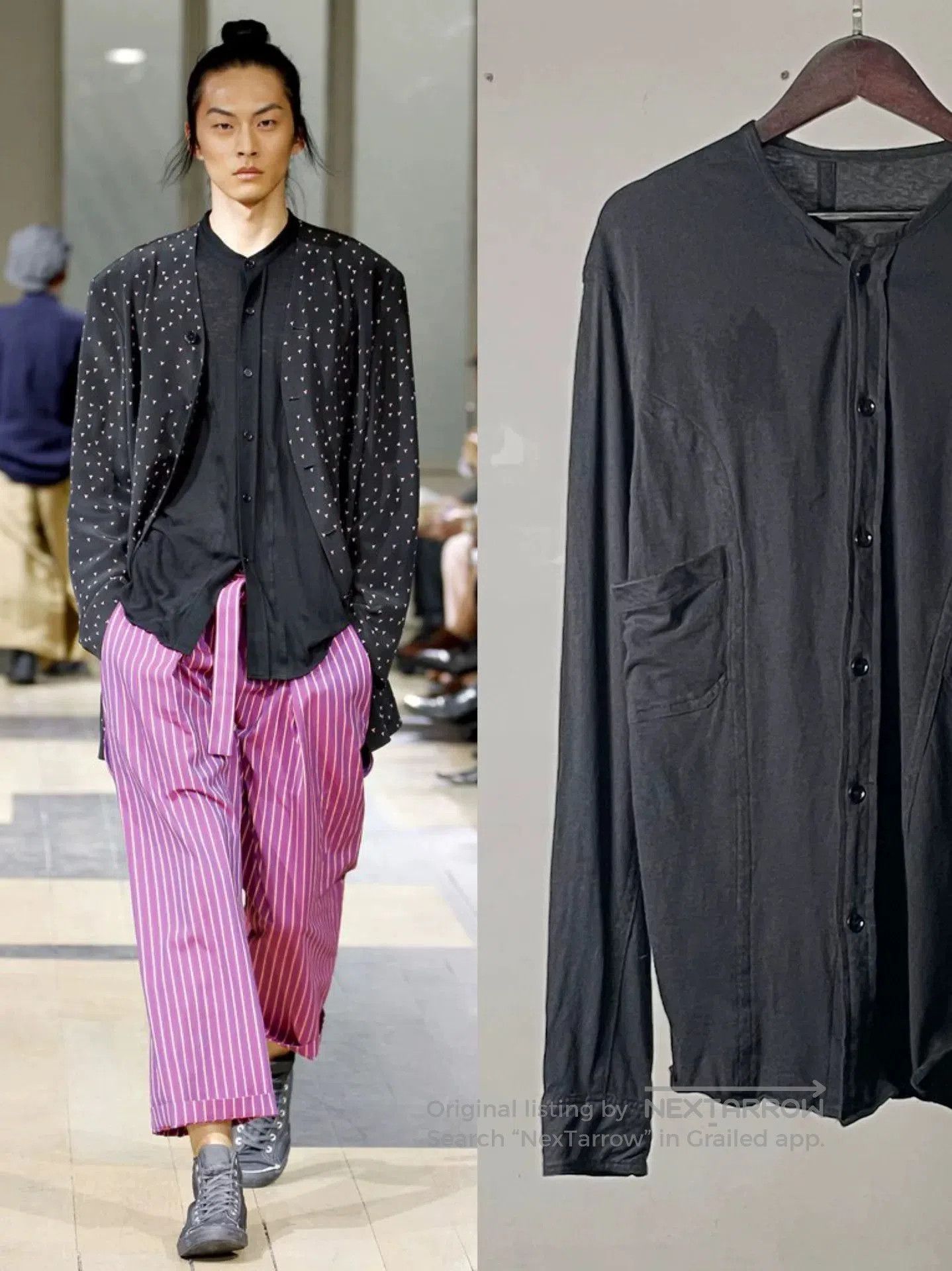 Yohji Yamamoto yohji yamamoto pour homme spring summer shirt. Size US S / EU 44-46 / 1 - 1 Thumbnail