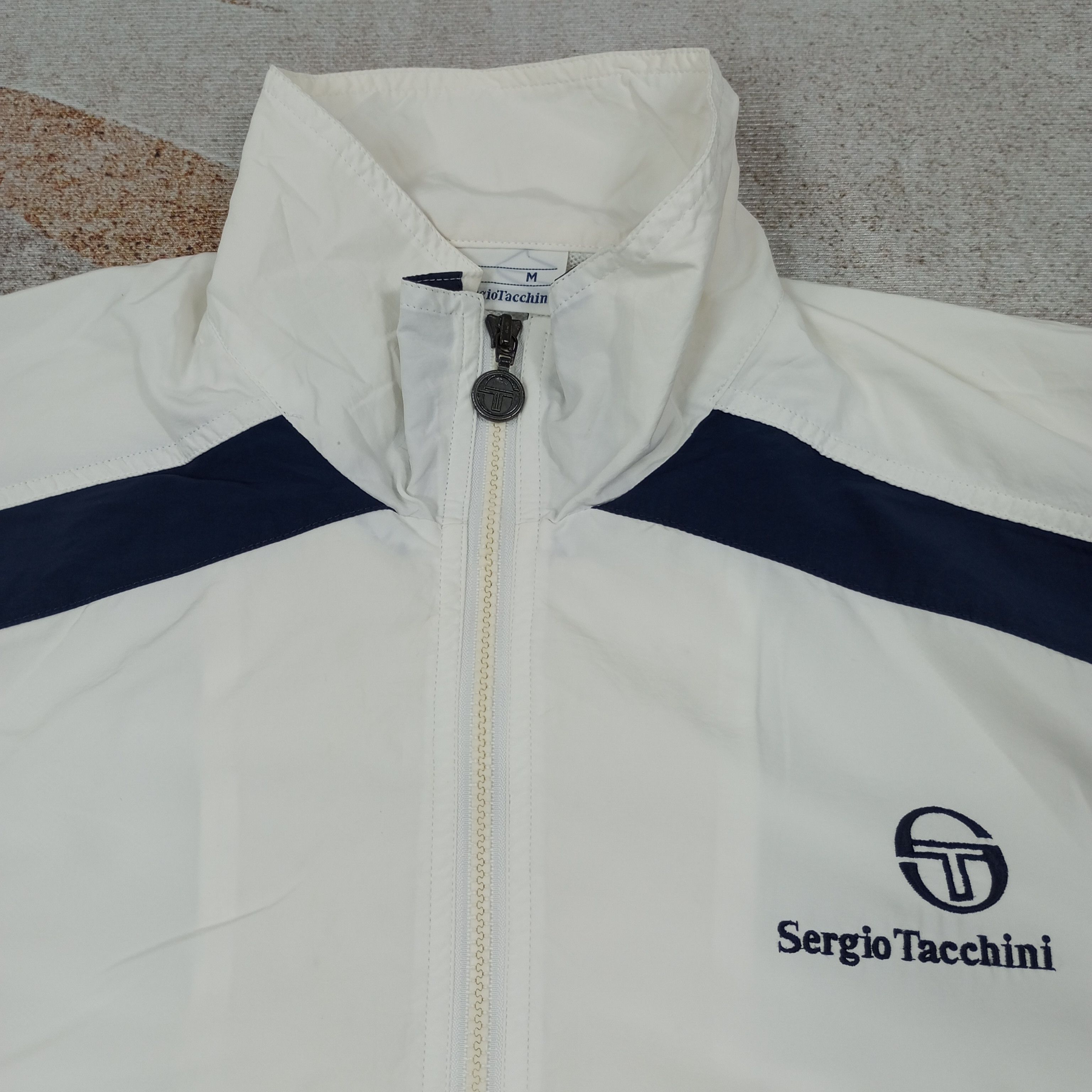 Sergio Tacchini × Vintage Sergio Tacchini Sportswear Jacket c221n27 Size US XL / EU 56 / 4 - 2 Thumbnail