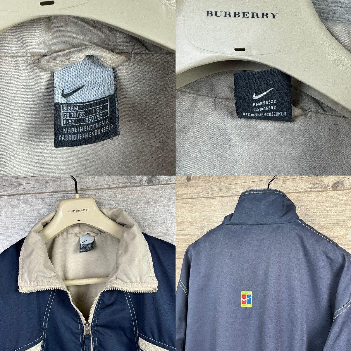Nike × Vintage Nike Court Rare Vintage Avangarde Y2K Drill style Size US M / EU 48-50 / 2 - 7 Thumbnail