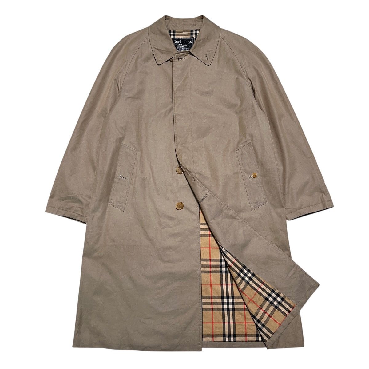 Burberry Vintage Burberrys Trenchcoat Nova Check Rich Brown Biege Size US M / EU 48-50 / 2 - 3 Thumbnail