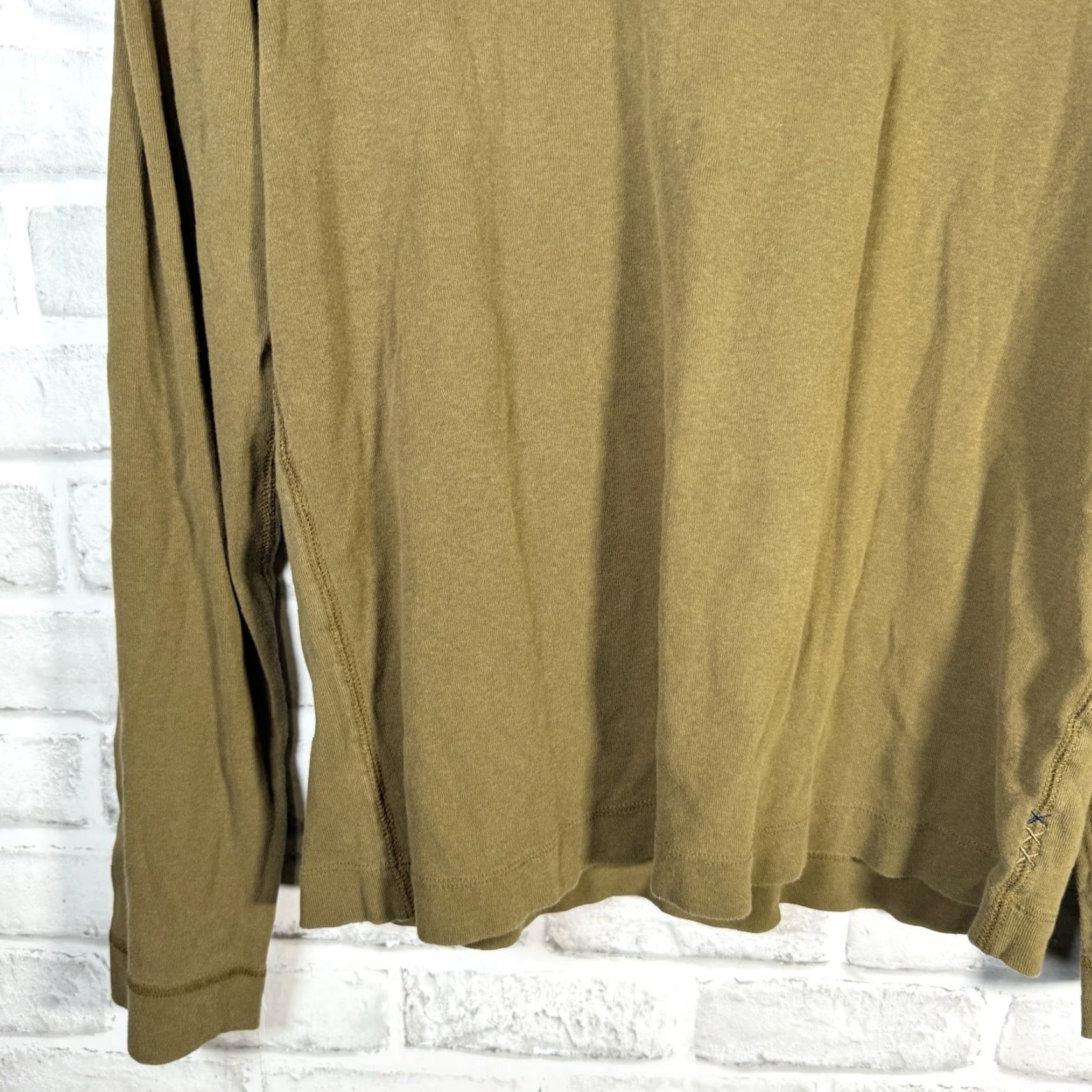 Scotch & Soda SCOTCH & SODA Shirt Long Sleeve Henley Style Mens Size S Brown Button-Up Classic Casual Shirt Mens S Brown Henley Shirt Size US S / EU 44-46 / 1 - 3 Thumbnail