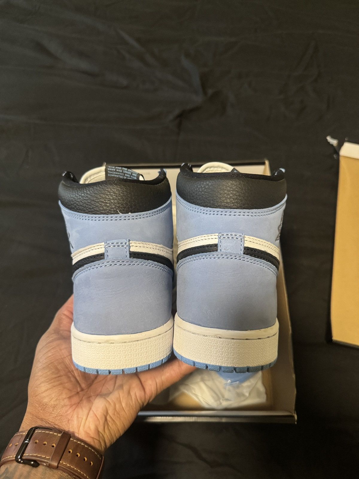 Jordan Brand Jordan 1 University Blue Size US 9.5 / EU 42-43 - 10 Thumbnail