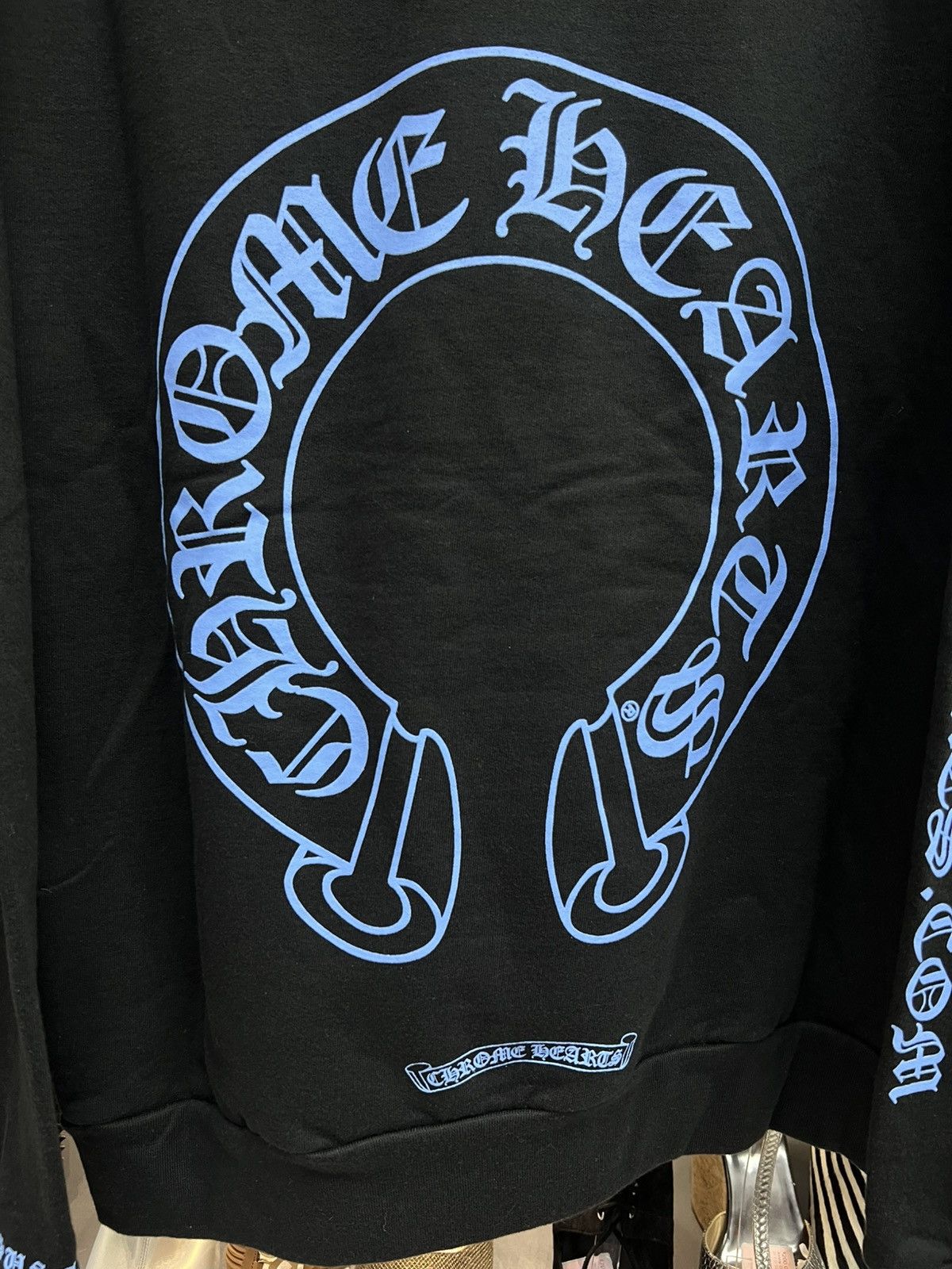 Chrome Hearts Chrome Hearts Horseshoe Logo Print Hoodie Size US L / EU 52-54 / 3 - 3 Thumbnail