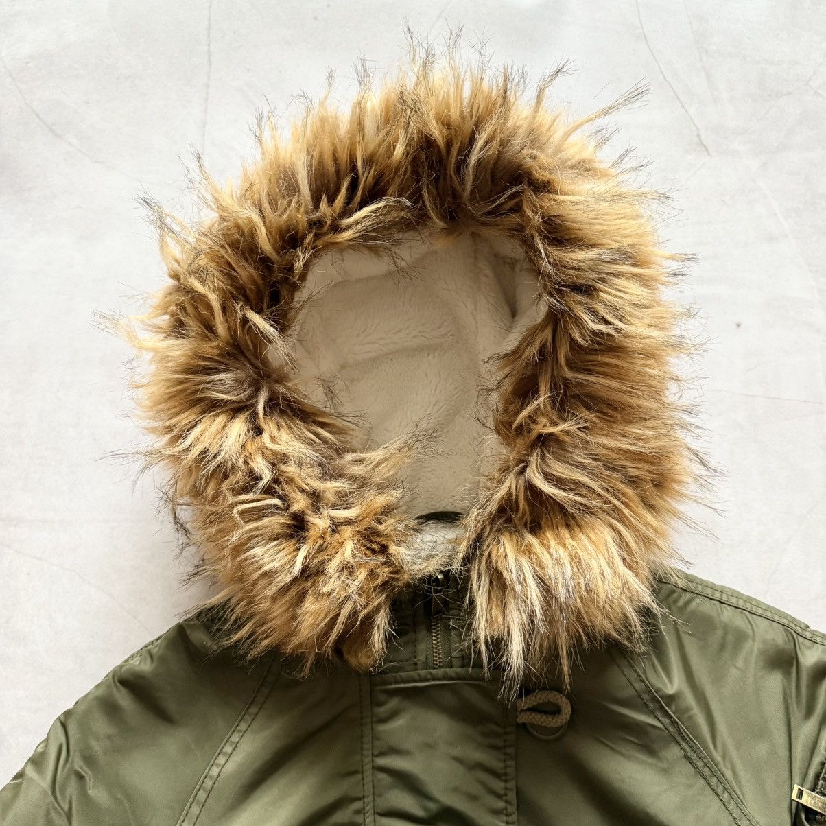 If Six Was Nine Military Bomber Jacket Fur LGB If Six Was Nine Vibe Y2K Size M / US 6-8 / IT 42-44 - 6 Thumbnail
