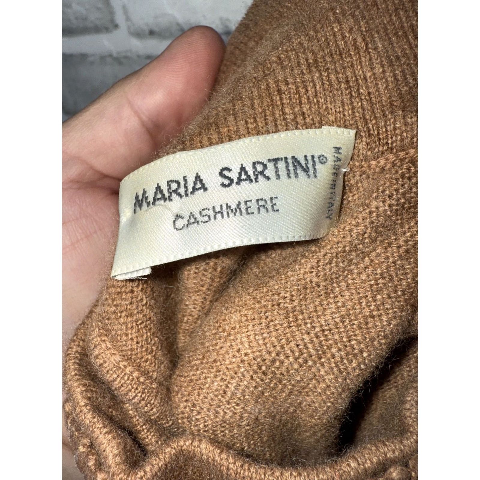 Vintage VINTAGE MARIA SARTINI Cashmere Brown Sweater Vest Womens XS ITALY Sweater Vest Women XS Brown Cashmere Womens XS Italy Size XS / US 0-2 / IT 36-38 - 7 Thumbnail