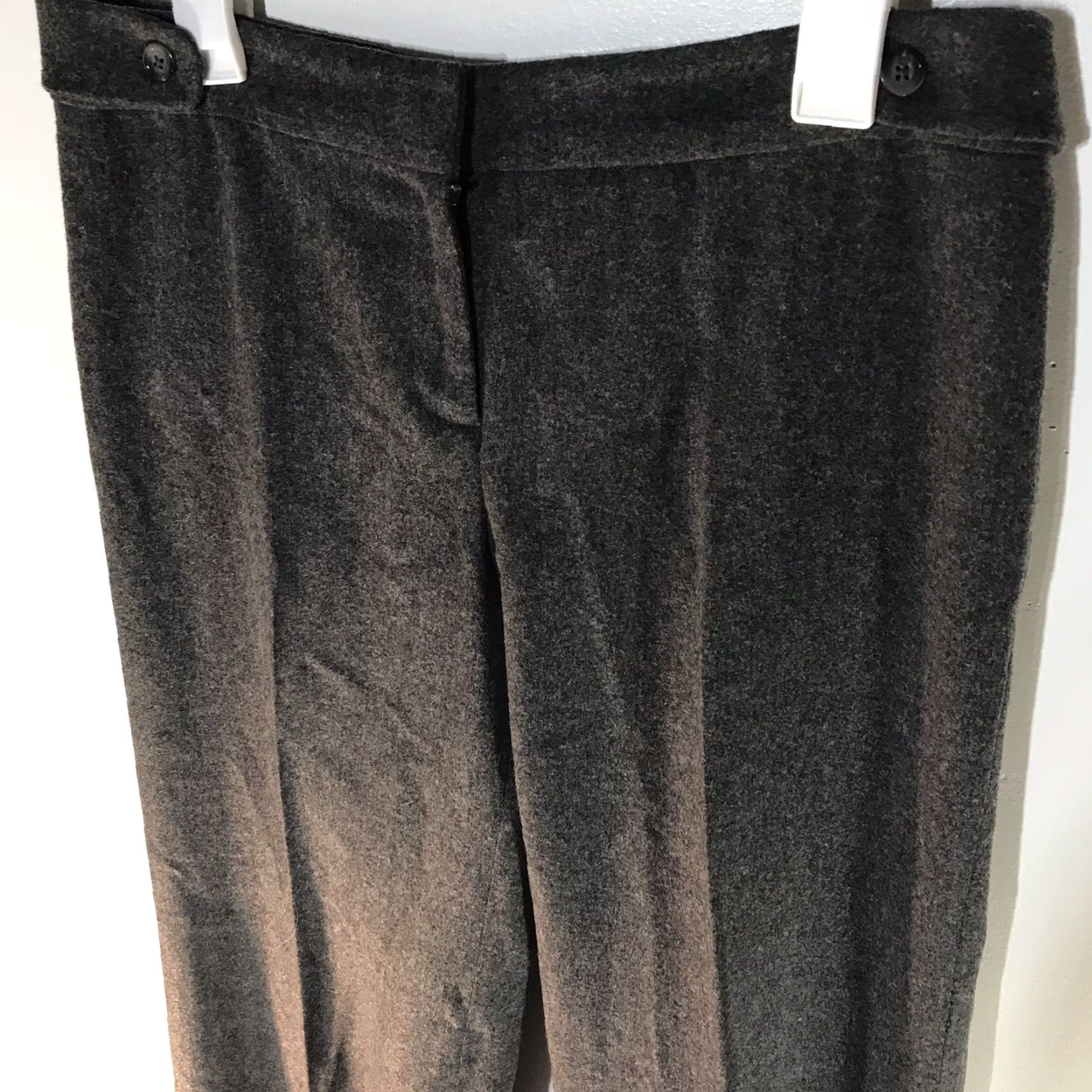 Michael Kors Michael Kors Gray Wool Dress Pants Wide-Leg Womens Size 10 Size 32" / US 10 / IT 46 - 2 Thumbnail