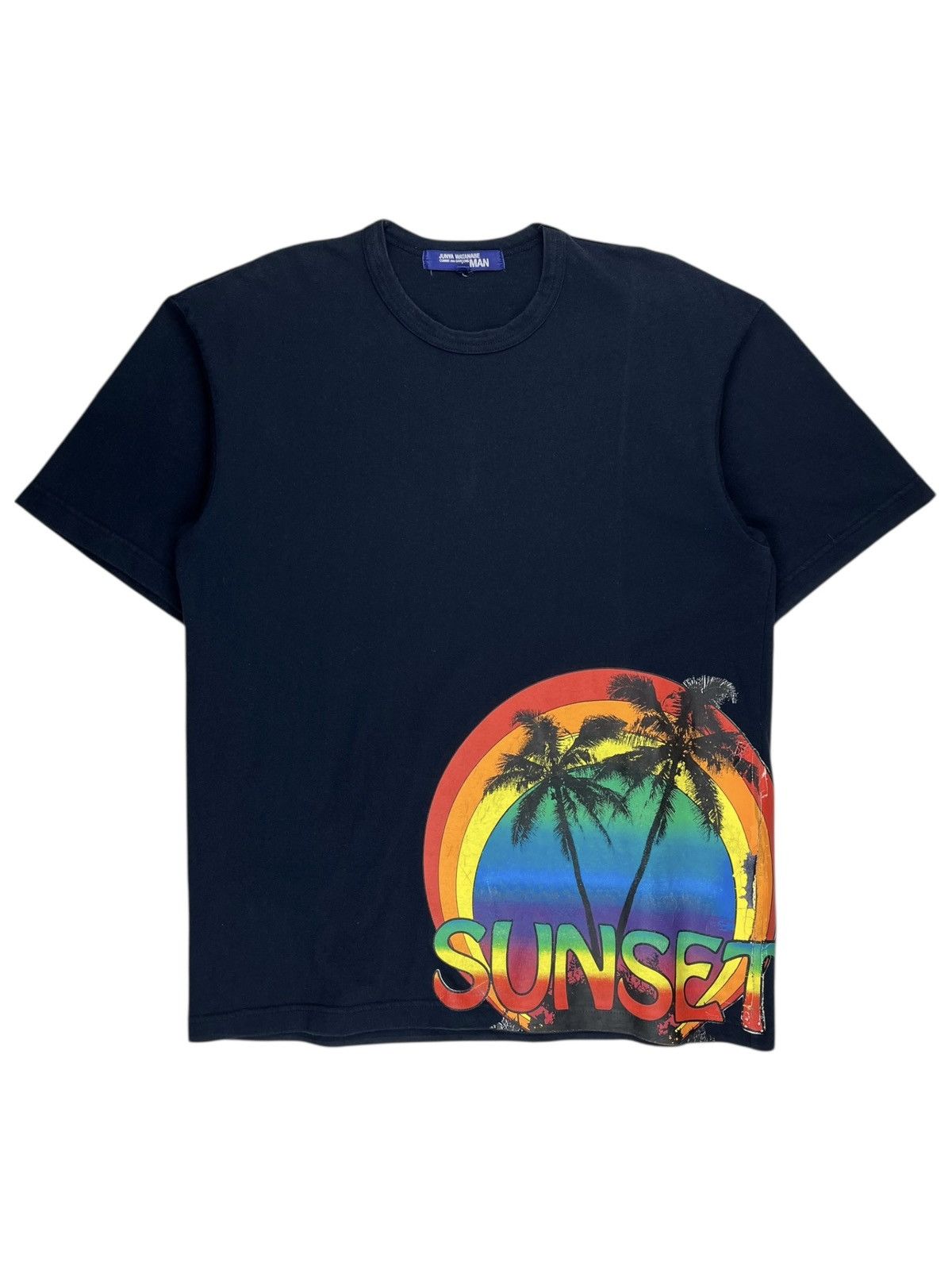 Junya Watanabe SS03 Junya Watanabe Sunset Palm Tree Rainbow Print Tshirt Size US M / EU 48-50 / 2 - 1 Thumbnail
