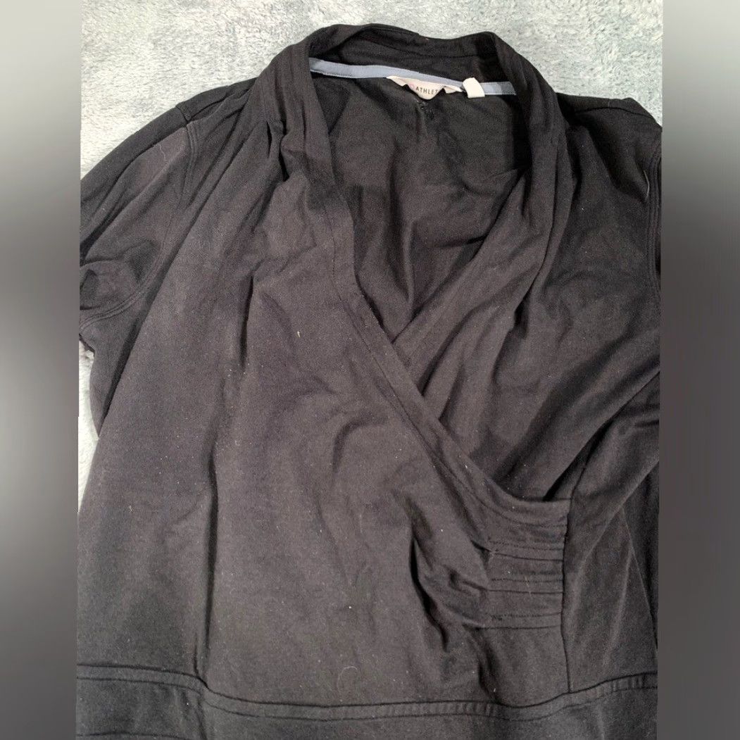 Athleta Athleta Dress Long Sleeve Black Midi Women LT Regular Size L / US 10 / IT 46 - 6 Thumbnail