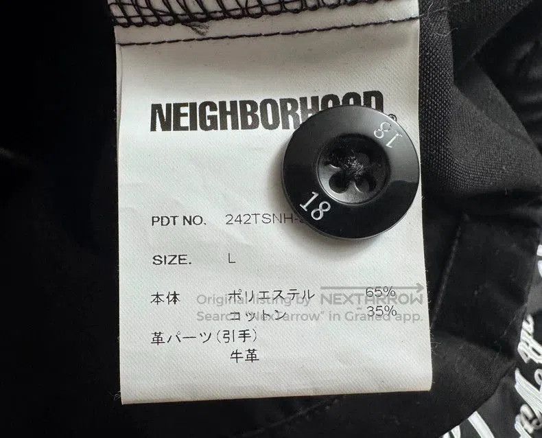Neighborhood NEIGHBORHOOD SS25 Logo Coach Jacket. Size US L / EU 52-54 / 3 - 5 Thumbnail