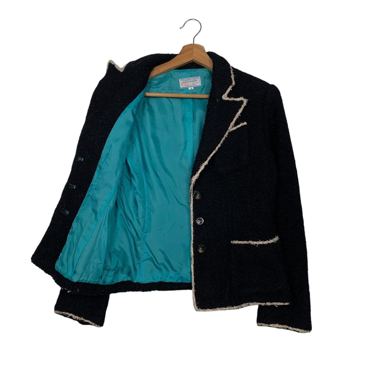 Alexander Julian Alexander Julian Wool Women Jacket Size S / US 4 / IT 40 - 9 Thumbnail