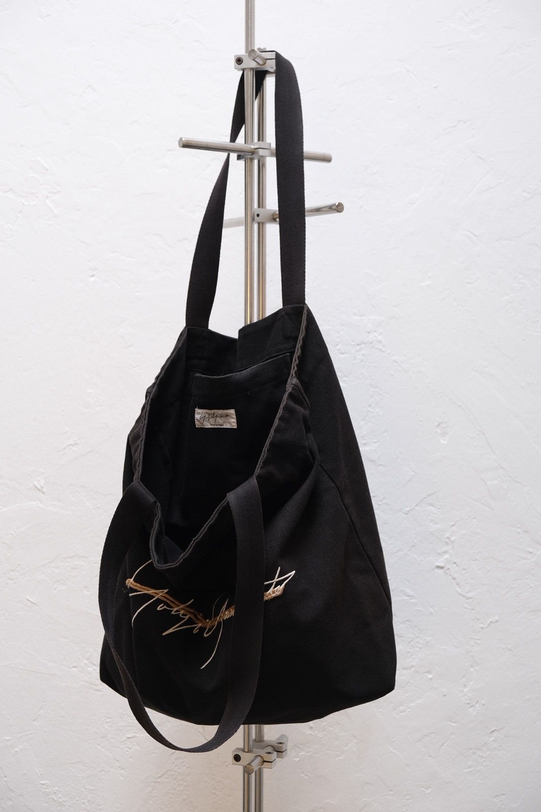 Yohji Yamamoto Yohji Yamamoto Pour Homme Embroidered String Tote Bag Size ONE SIZE - 12 Thumbnail