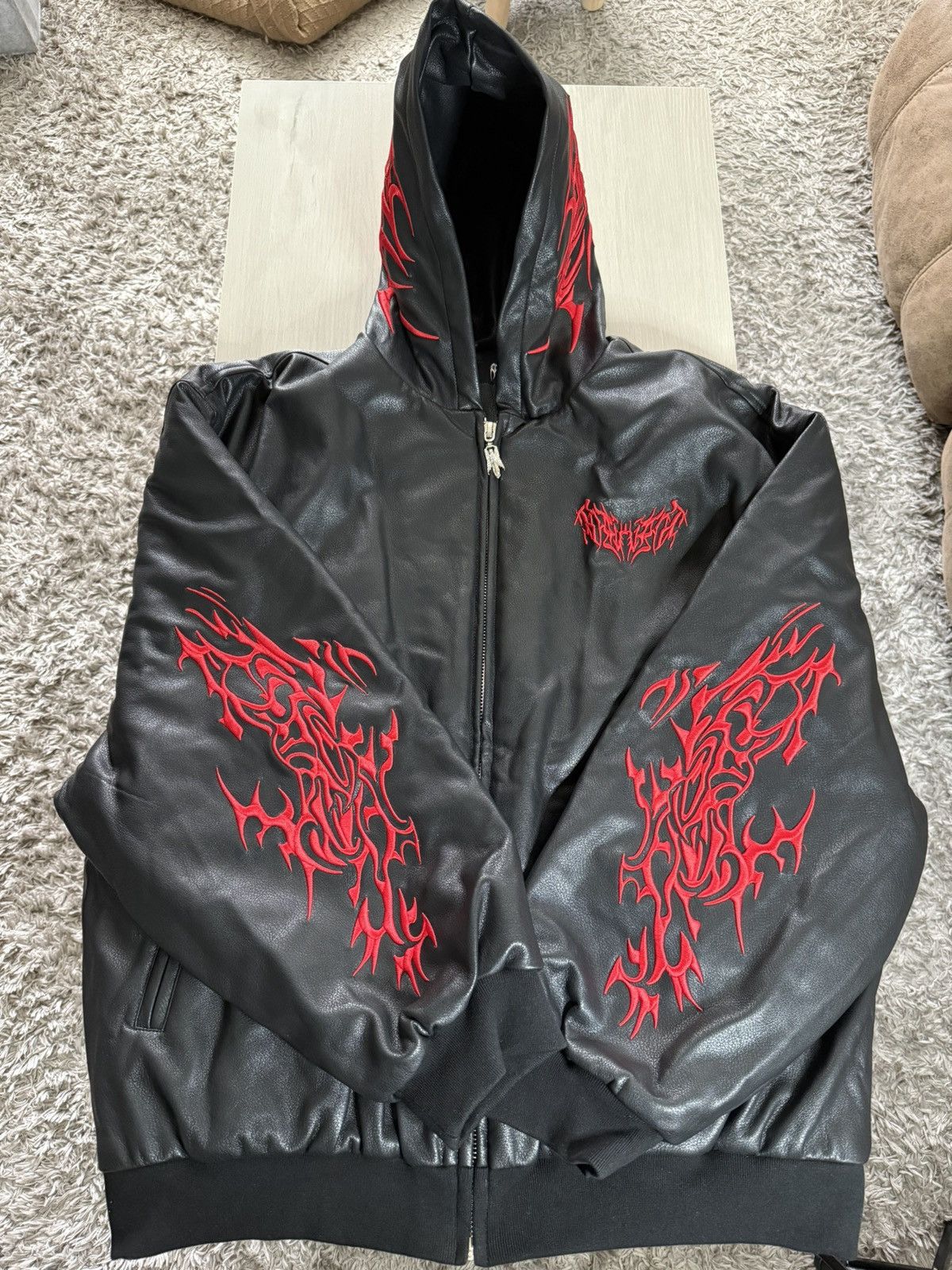 Revenge Revenge Embroidered Bomber Jacket Size US XXL / EU 58 / 5 - 1 Thumbnail