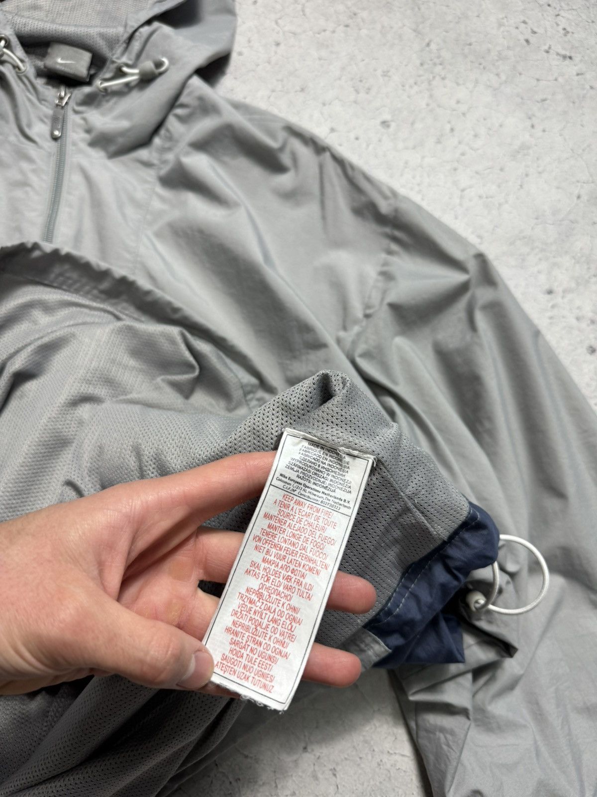 Nike Nike Vintage Anorak Nylon Jacket Swoosh Drill Hype Y2K Size US L / EU 52-54 / 3 - 11 Thumbnail