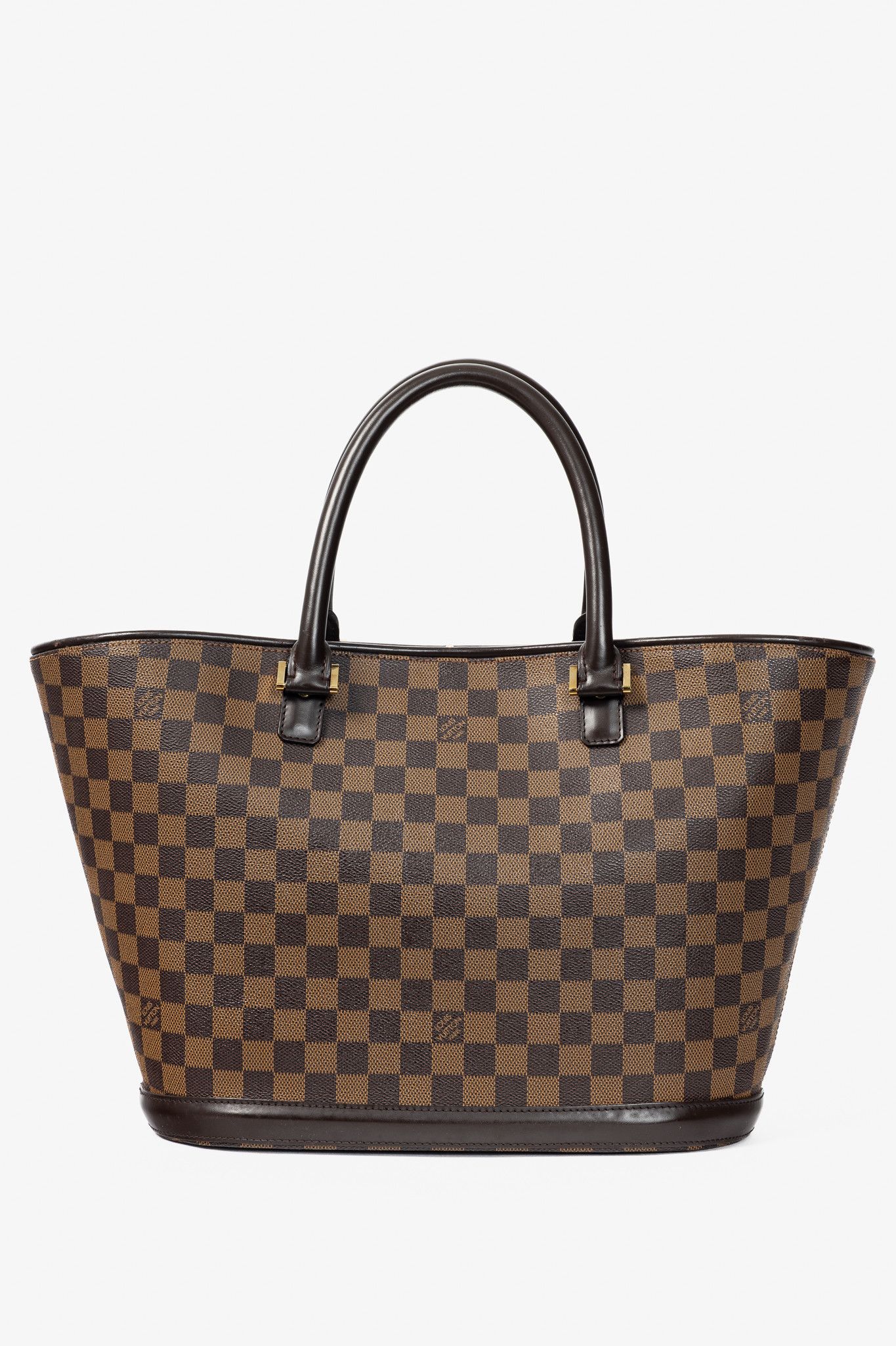 Louis Vuitton Louis Vuitton Manosque GM Damier Ebene Canvas Tote Size ONE SIZE - 4 Thumbnail