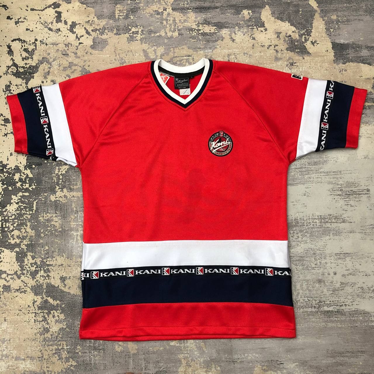 Karl Kani T152 90s KARL KANI VARSITY TEAM JERSEY Size US L / EU 52-54 / 3 - 2 Thumbnail