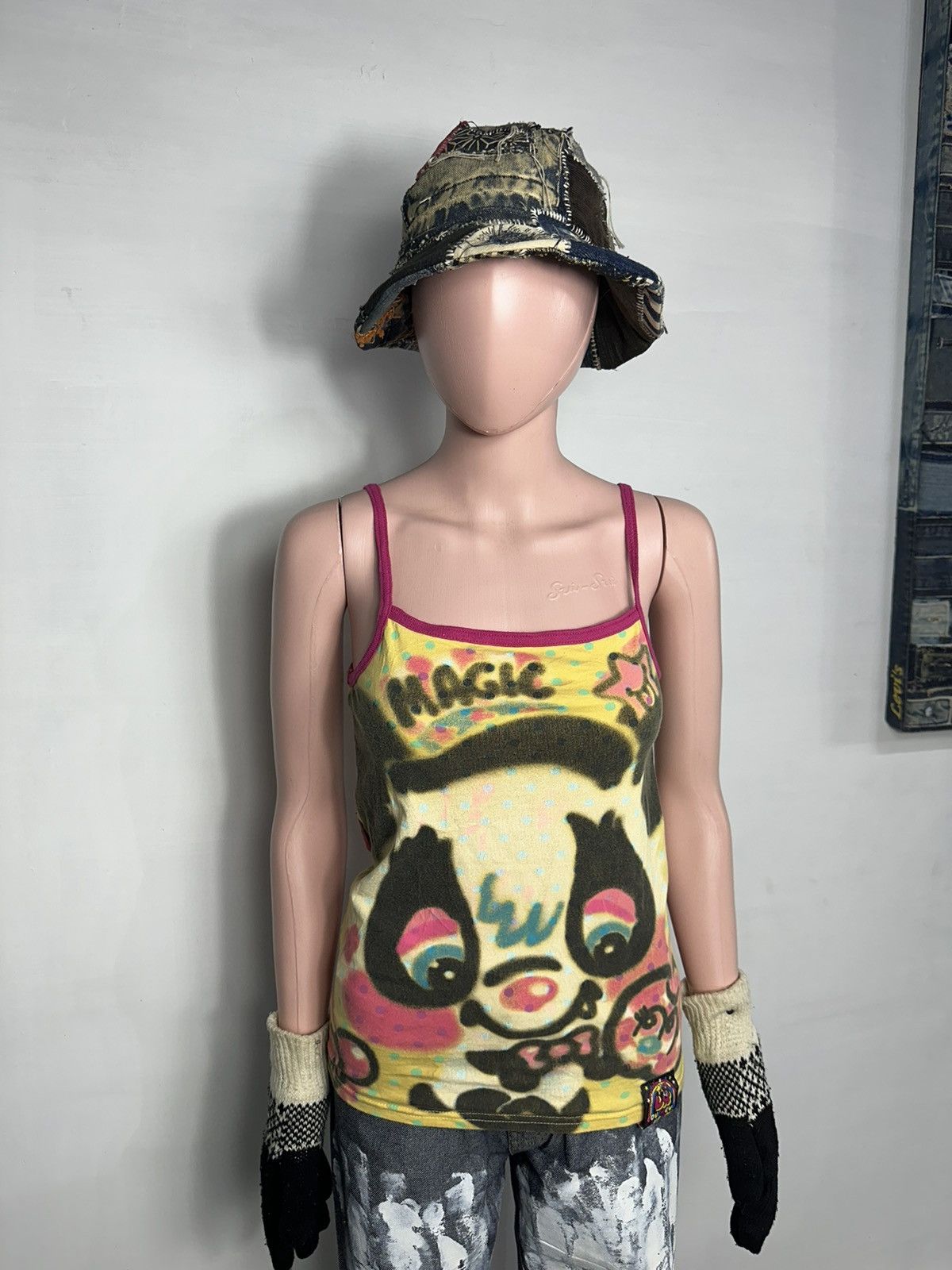 Japanese Brand Grand Slam Japanese Cartoon Sleeveless Nice Design Art Size XS / US 0-2 / IT 36-38 - 13 Thumbnail