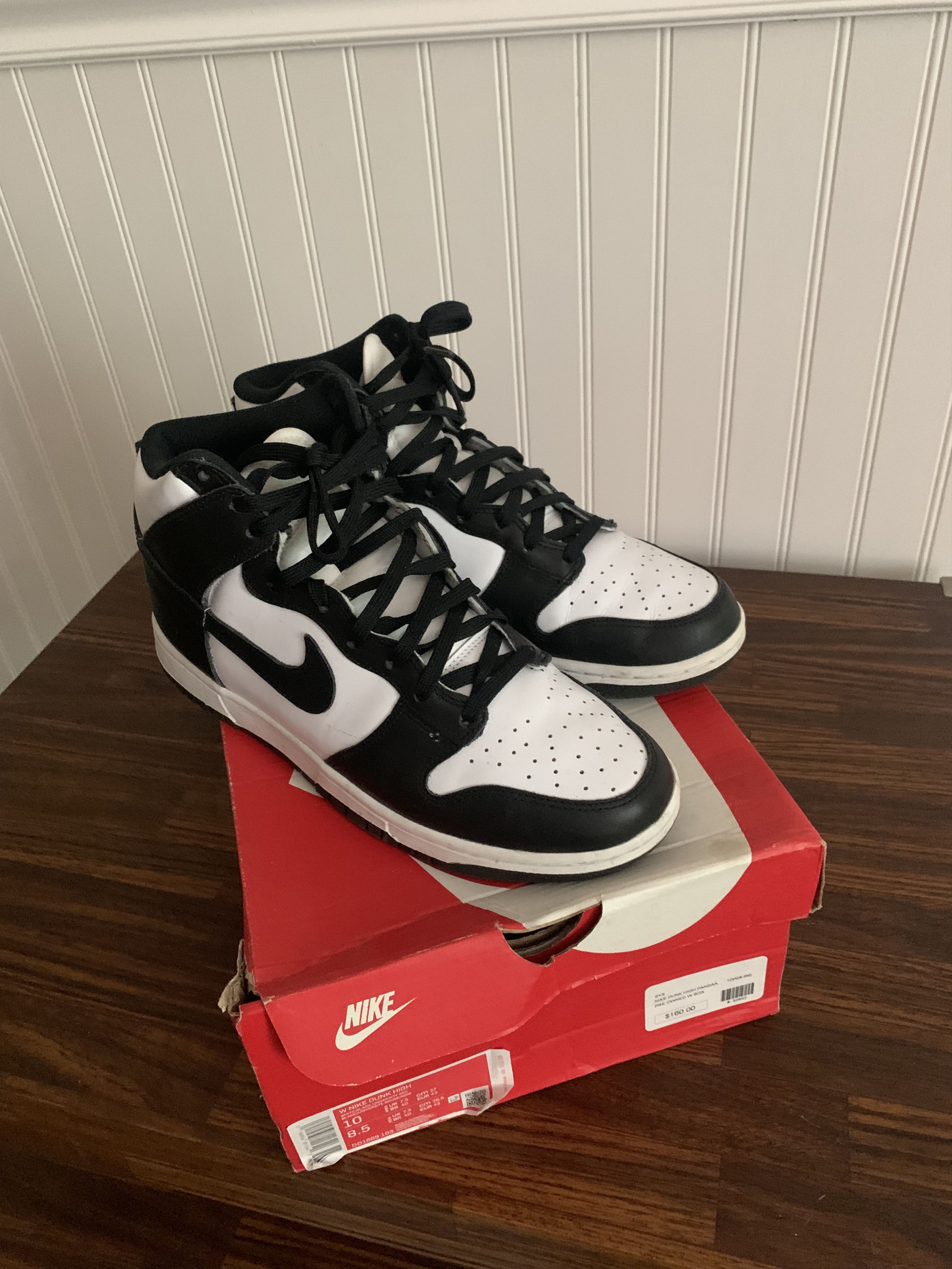 Nike Nike Panda Dunk High | Grailed