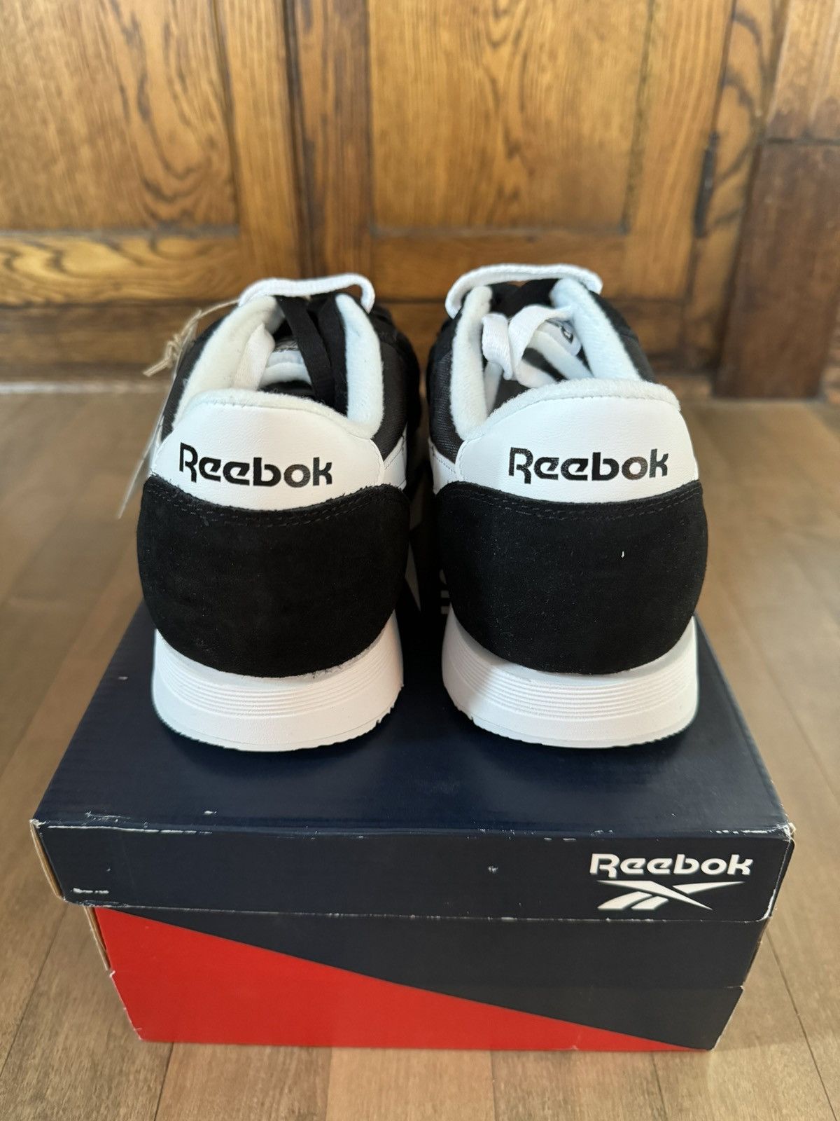 Reebok Reebok Classic Nylon - Black/Black/White Size US 10.5 / EU 43-44 - 5 Thumbnail