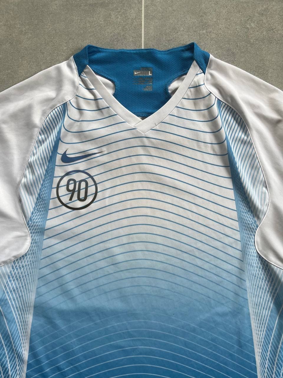 Nike Nike Fit Total 90 Blue Football Jersey Size US L / EU 52-54 / 3 - 4 Thumbnail
