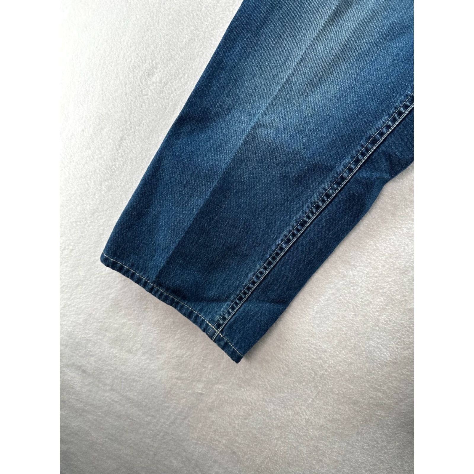Vintage R.M. Williams Jeans Mens 36x27 Straight Leg 5-Pocket Denim Blue Medium Wash Zip Closure Cowboy Style Adult Mens Shirts? Wait. Size US 36 / EU 52 - 6 Thumbnail