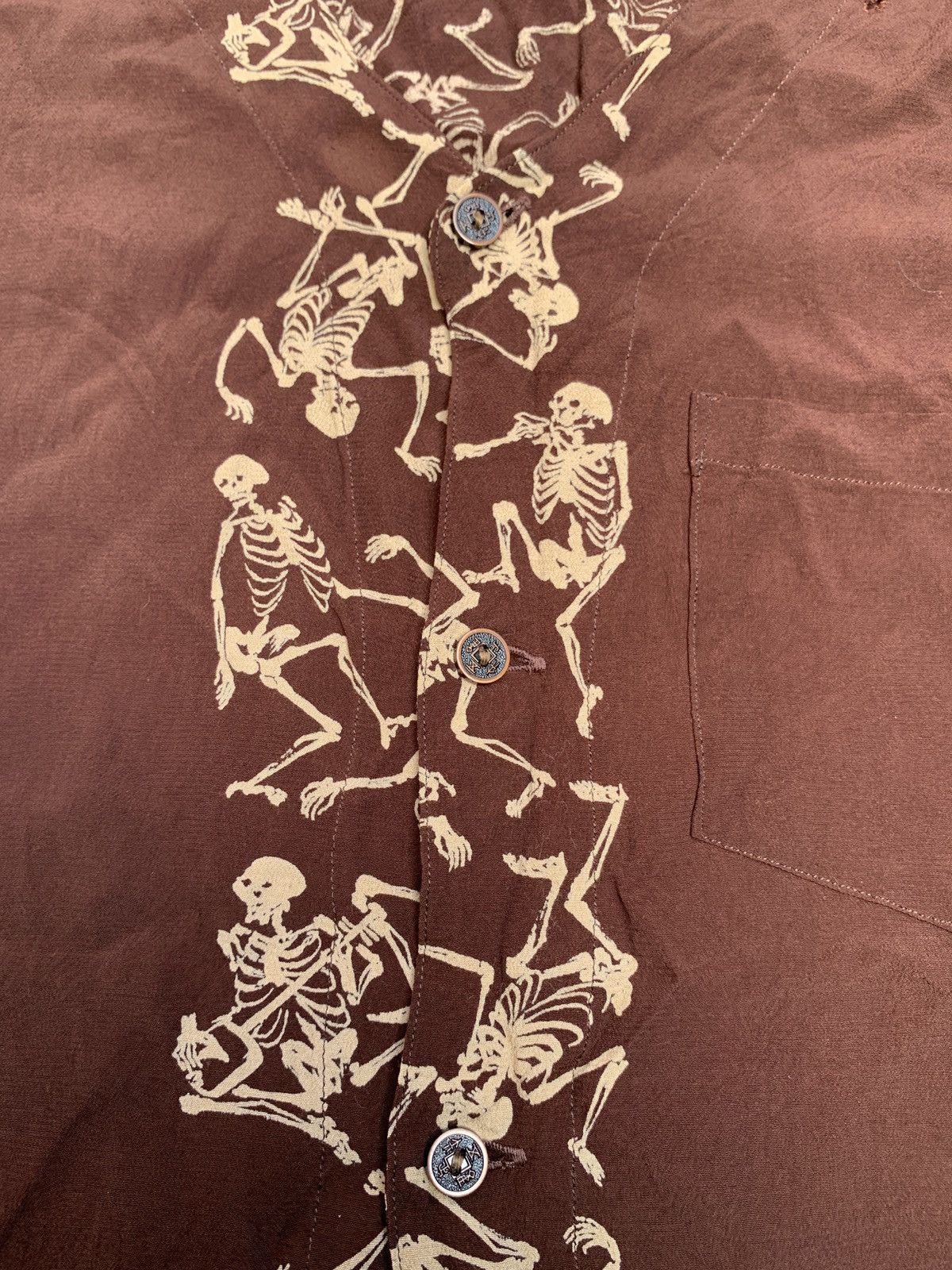 Dry Bones Dry bones skull single needle shirt Size US L / EU 52-54 / 3 - 5 Thumbnail
