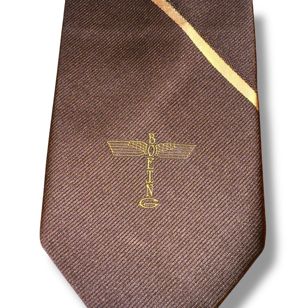 Givenchy 70s Givenchy for Boeing Pilots Handmade Silk Tie Size ONE SIZE - 2 Thumbnail