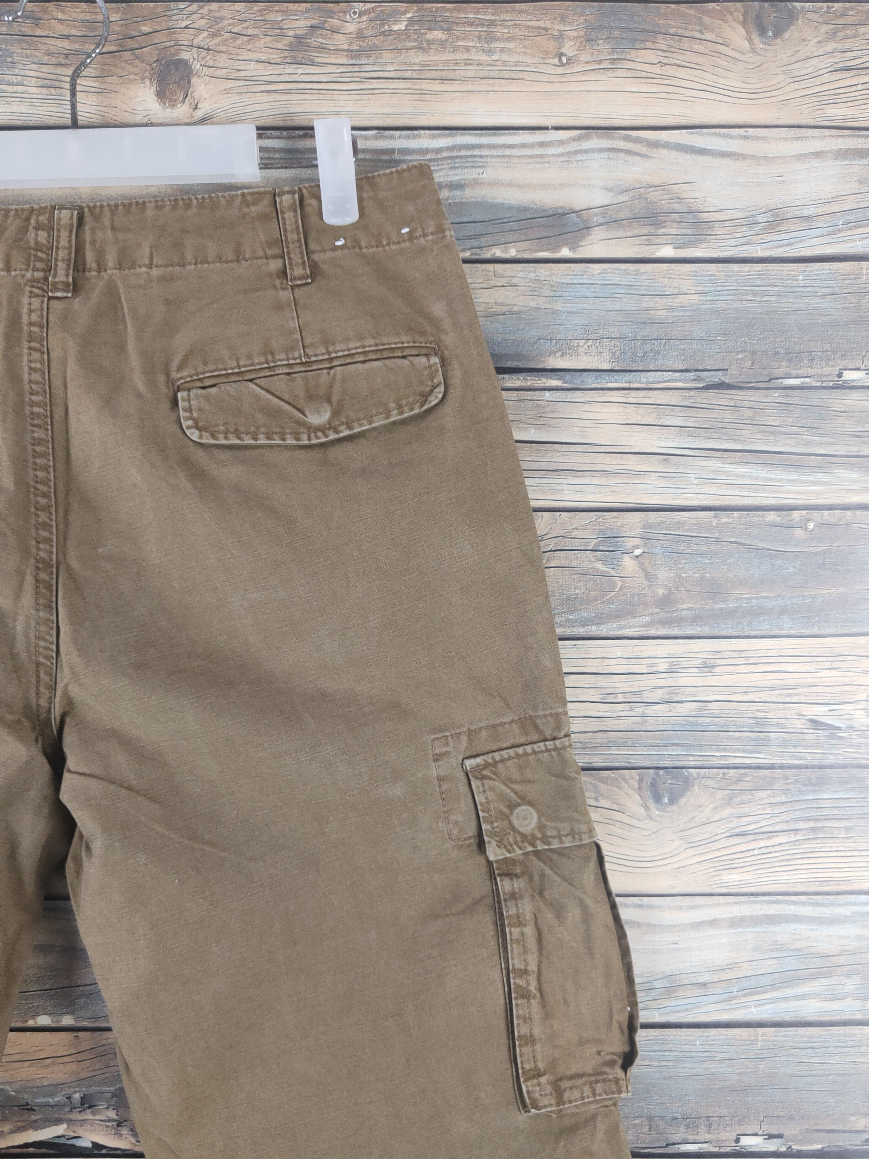 Japanese Brand DL Uniqlo Brown Multipocket Tactical Cargo Pants #1893 Size US 34 / EU 50 - 10 Thumbnail