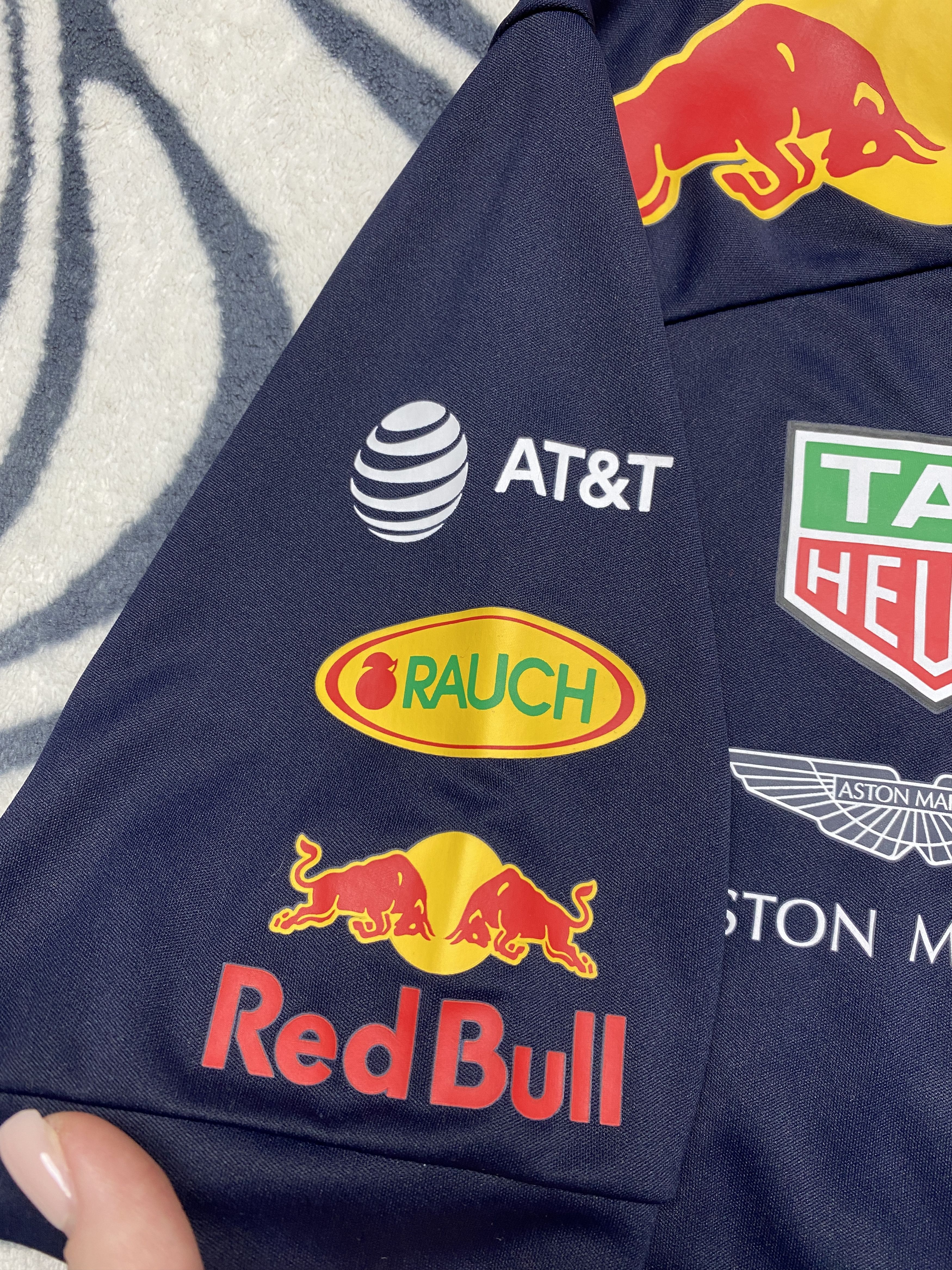 Puma × Red Bull Puma Red Bull Racing Aston Martin Mens Polo Shirt Size US S / EU 44-46 / 1 - 6 Thumbnail