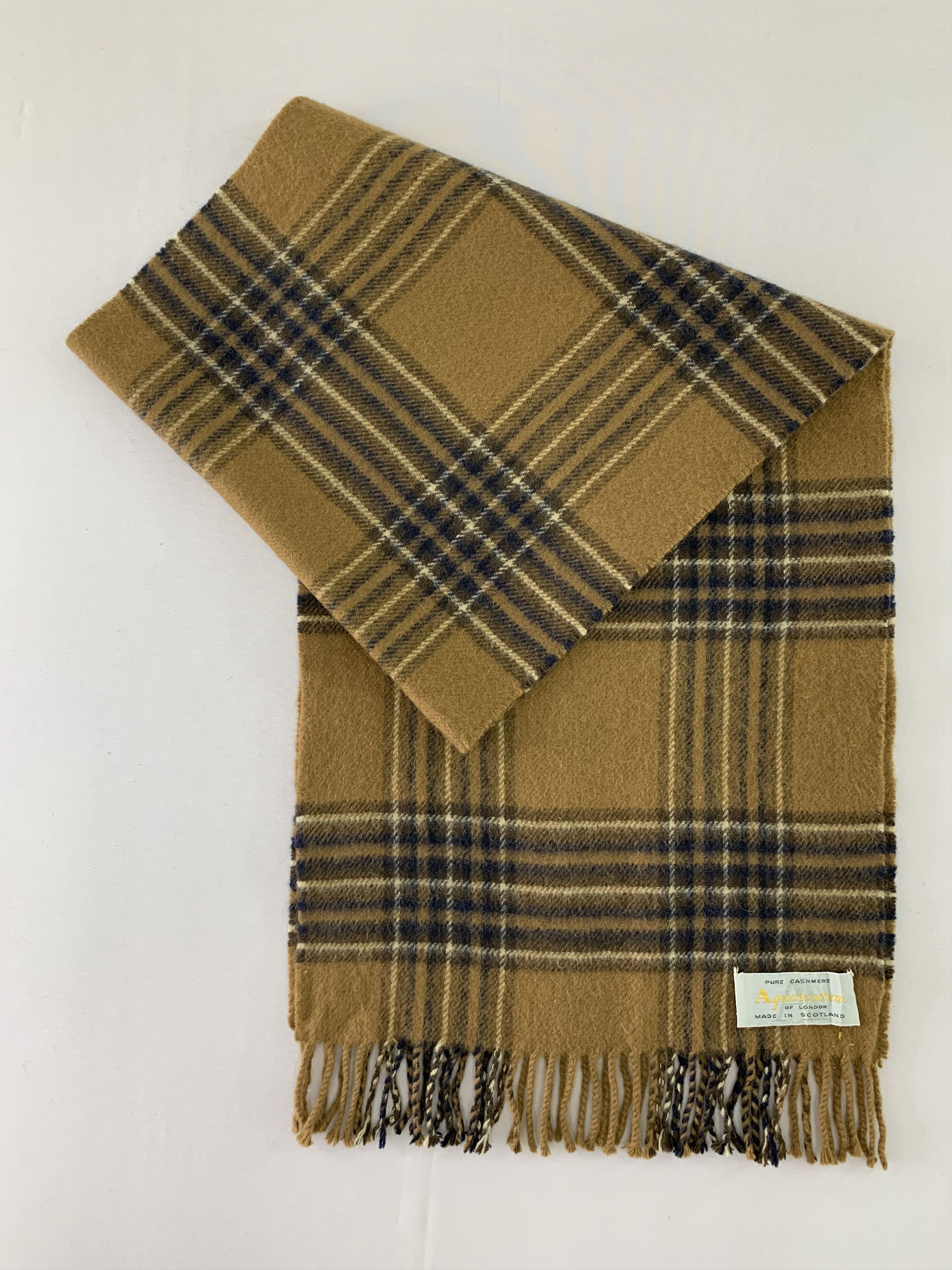 Aquascutum Aquascutum Scarf Cashmere Muffler Neck Wrap BL4324 Size ONE SIZE - 2 Thumbnail