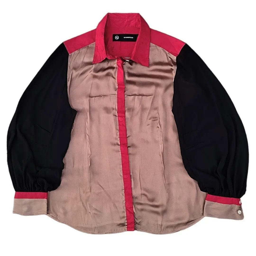 Japanese Brand Gu x undercover satin button shirt up Size US M / EU 48-50 / 2 - 1 Thumbnail