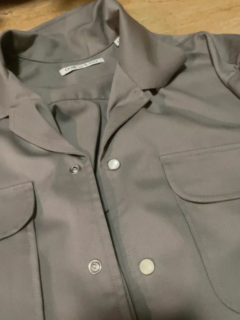 Our Legacy Our Legacy size44 Gray long-sleeved work shirt Size US S / EU 44-46 / 1 - 3 Thumbnail