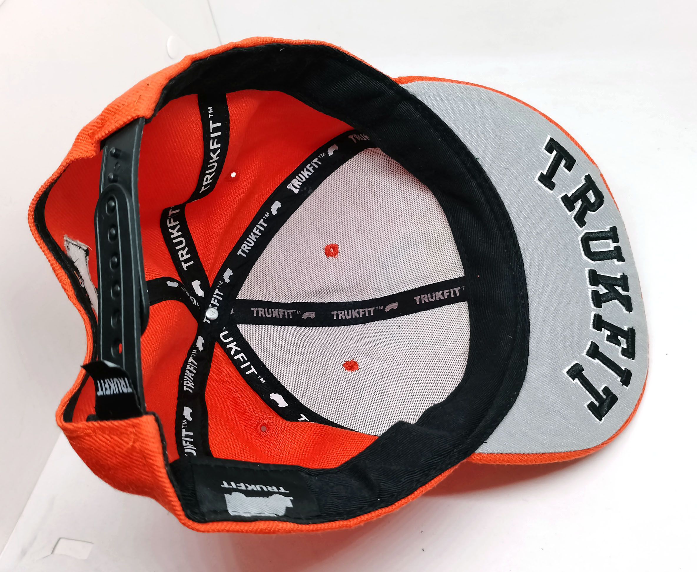 TRUKFIT Trukfit Orange Flat Brim Cap One Size Snapback Hat Size ONE SIZE - 10 Thumbnail