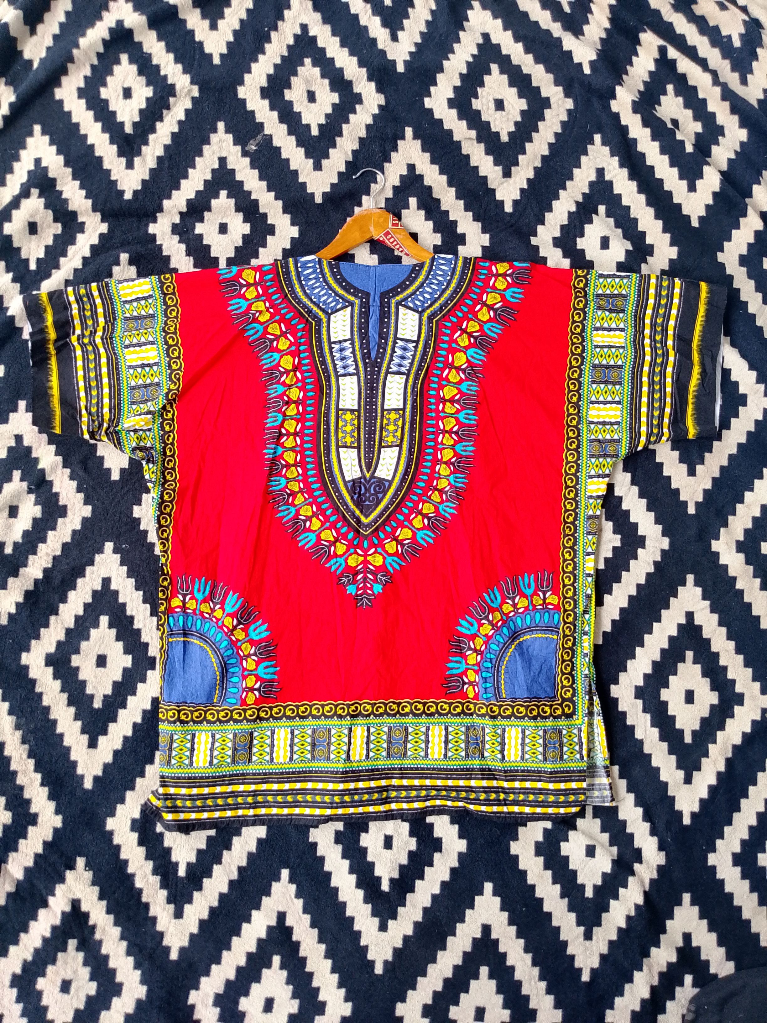 Other Traditional Dashiki Kyrgyzstan Echoes of Central Asian Craft Size US XXL / EU 58 / 5 - 3 Thumbnail