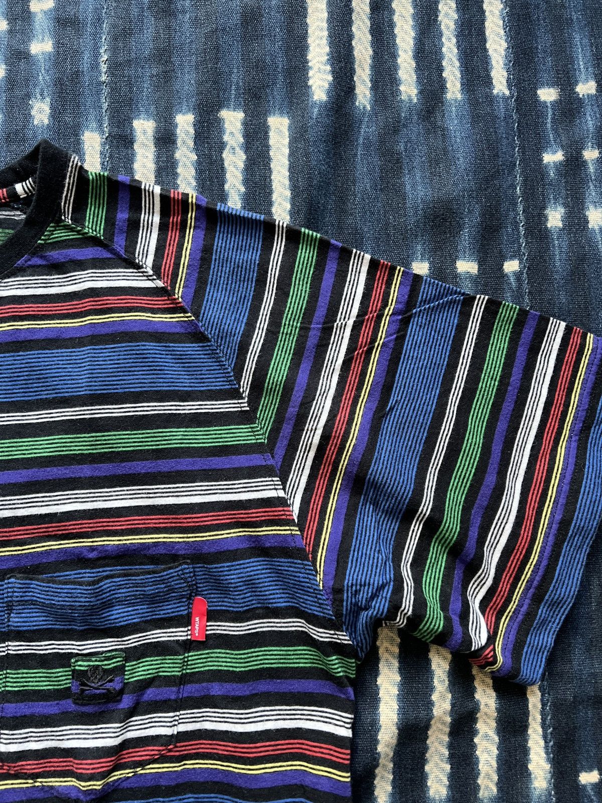 Wtaps Wtaps Stripe Pocket Tee 2004 Size US XL / EU 56 / 4 - 6 Thumbnail