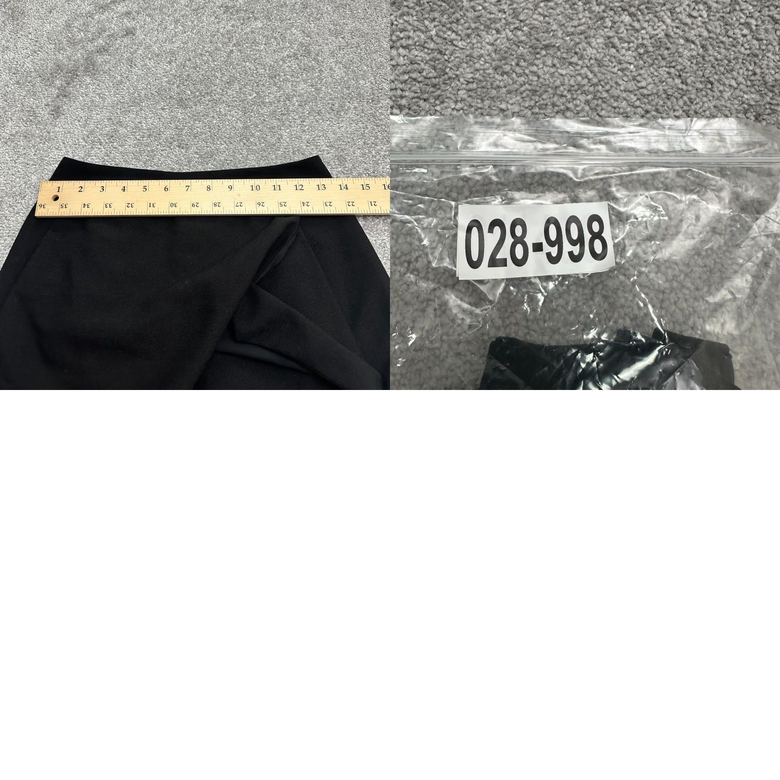 AQUA Aqua Skort Shorts Womens Small Black High Rise Stretch Casual Size 28" / US 6 / IT 42 - 8 Thumbnail